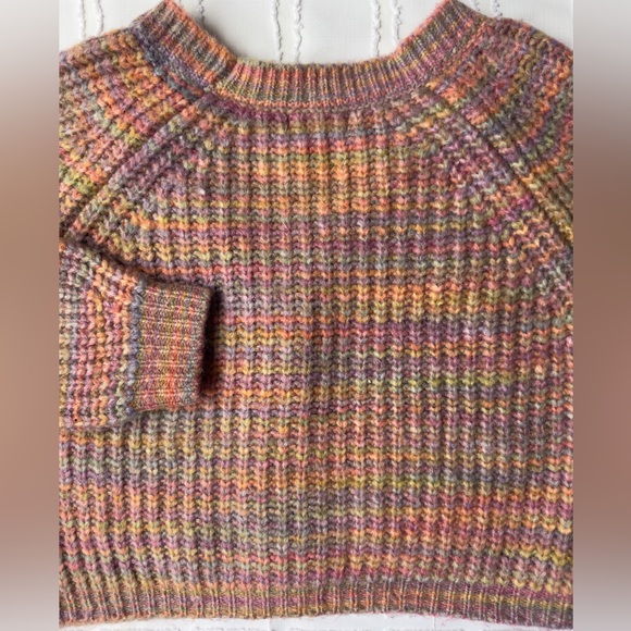 Jessica Simpson Multicolored Knit Woman’s Cardigan Balloon Sleeved Size XL - Picture 7 of 7